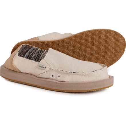 Sanuk Donna ST Hemp Sneakers - Slip-Ons (For Women) in Natural