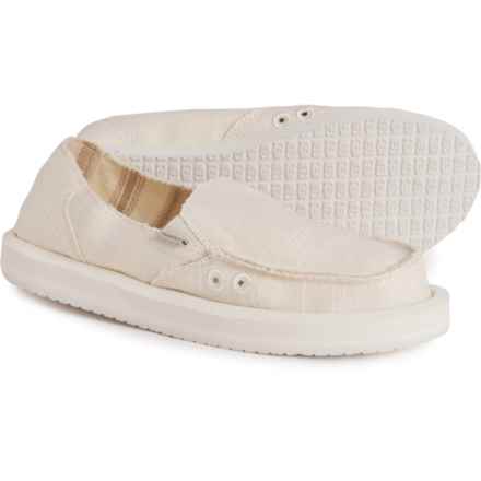 Sanuk Donna ST Hemp Sneakers - Slip-Ons (For Women) in White