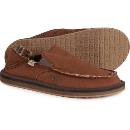 Sanuk Donny Hemp Shoes (For Men) in Brown