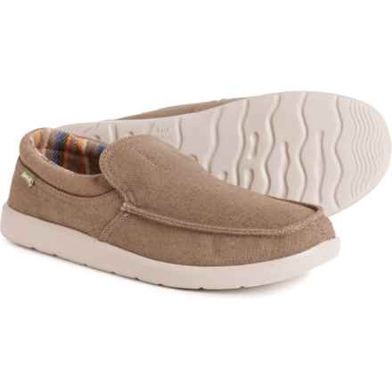 Sanuk Sidewalk Surfer Lite Shoes - Slip-Ons (For Men) in Brown
