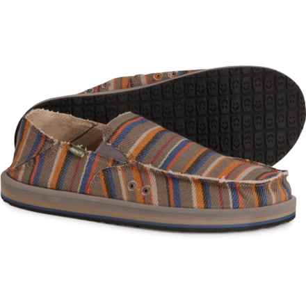 Sanuk Sidewalk Surfer ST Blanket Shoes (For Men) in Grey Multi