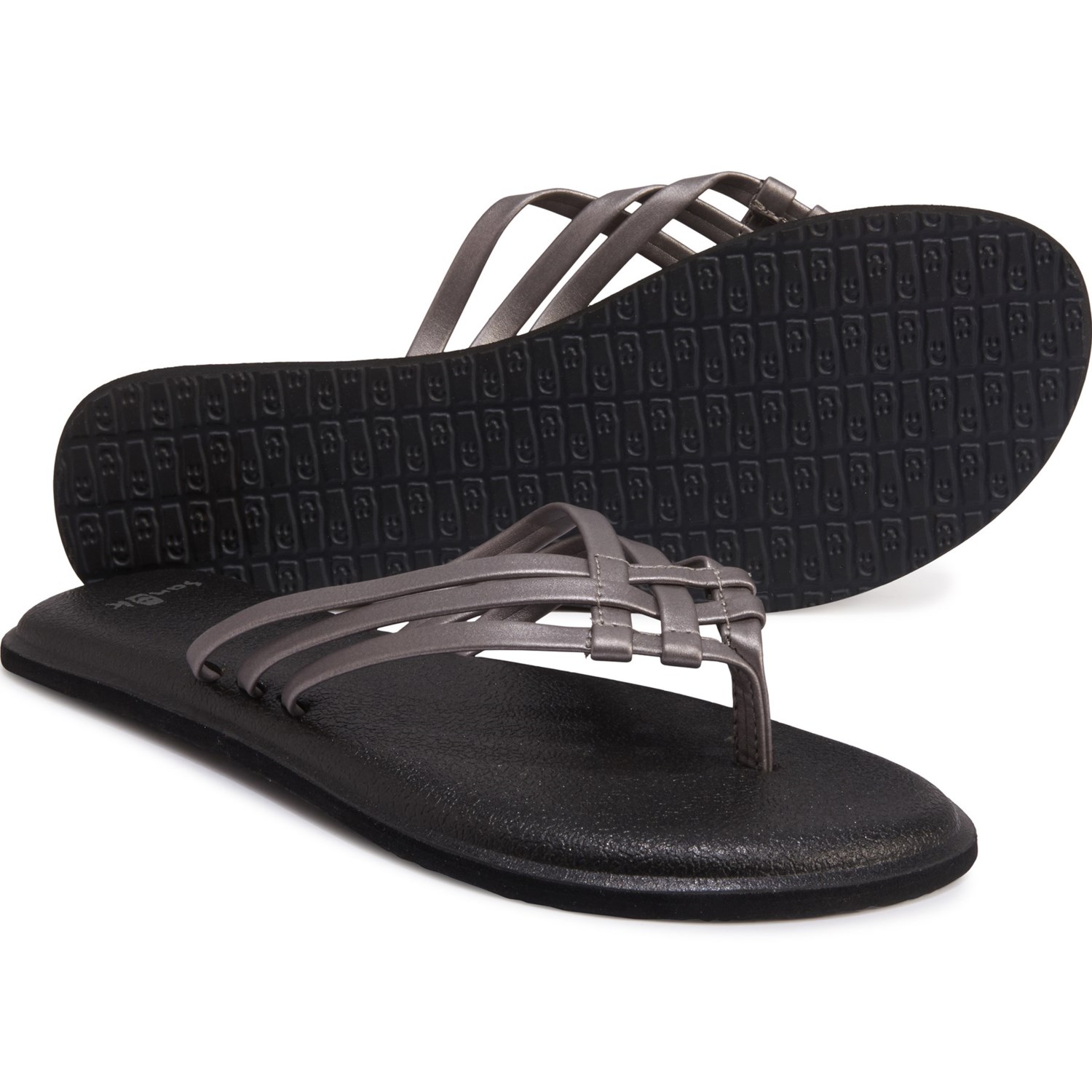 Sanuk Yoga Salty Metallic Sandals (For 