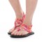 396KC_6 Sanuk Yoga Sling Burst Prints Sandals (For Girls)