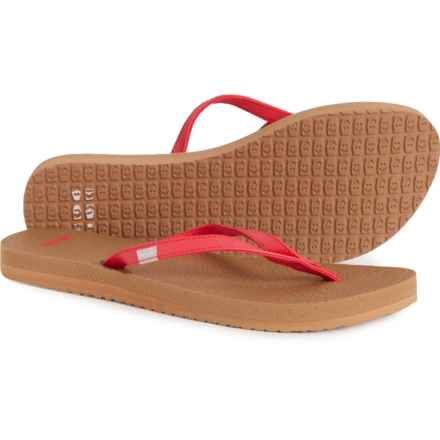Sanuk Yoga Spree 4 Sandals (For Women) in Bittersweet Red