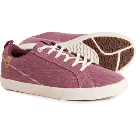 SAOLA Cannon Canvas Sneakers (For Women) in Burgundy