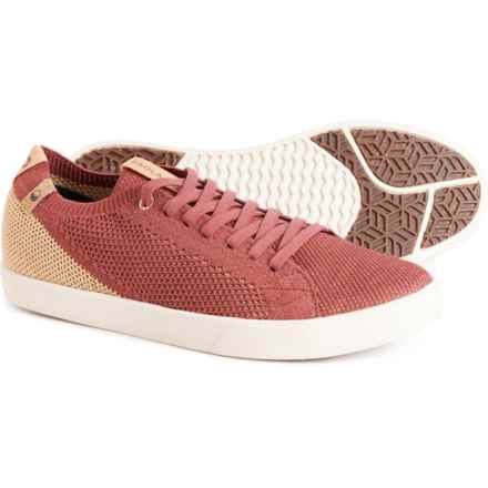 SAOLA Cannon Knit II Sneakers (For Men) in Burgundy Sand