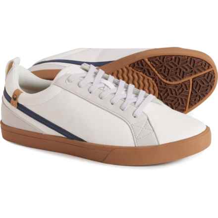 SAOLA Cannon Sneakers - Vegan Leather (For Men) in 510 White Navy
