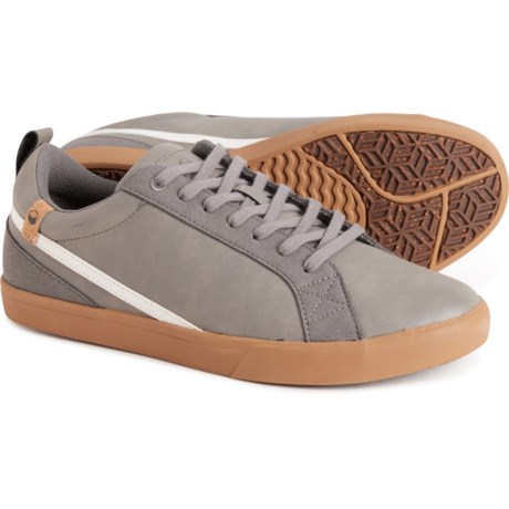 SAOLA Cannon Sneakers - Vegan Leather (For Men) in Charcoal