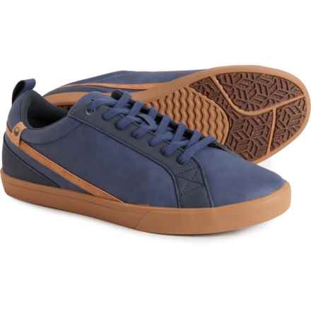 SAOLA Cannon Sneakers - Vegan Leather (For Men) in Navy