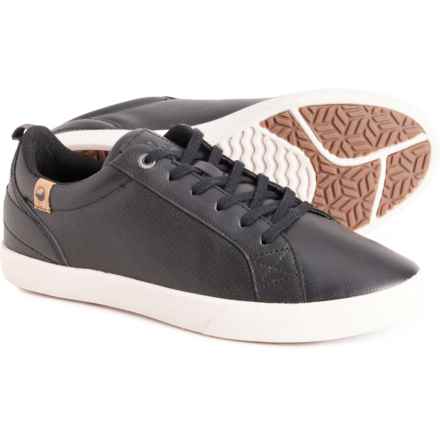 SAOLA Cannon Sneakers - Vegan Leather (For Women) in Black