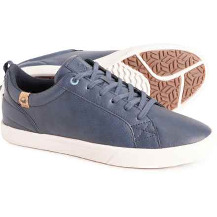 SAOLA Cannon Sneakers - Vegan Leather (For Women) in Blue Night