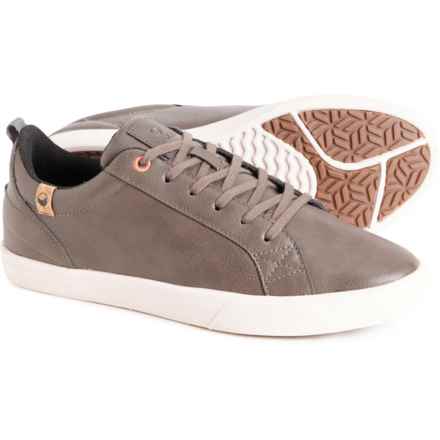 SAOLA Cannon Sneakers - Vegan Leather (For Women) in Steel Grey