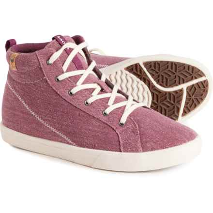 SAOLA Wanaka Canvas Sneakers (For Women) in Burgundy