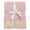 568XA_2 Saro Pink Herringbone Throw Blanket - 50x60”