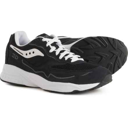 Saucony 3D Grid Hurricane Classic Joggers (For Men and Women) in Black/White
