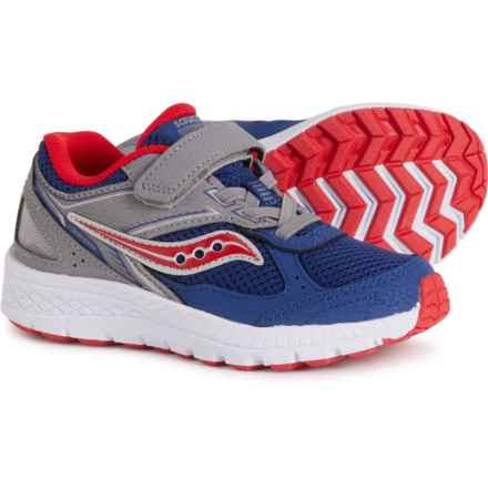 Saucony Boys Cohesion 14 A/C Jr. Running Shoes in Navy/Red