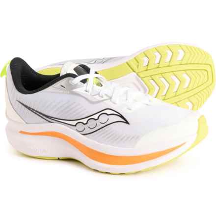 Saucony Boys Endorphin KDZ Running Shoes in White Multi