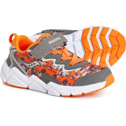 Saucony Boys Flash A/C 3.0 Sneakers in Orange/Camo