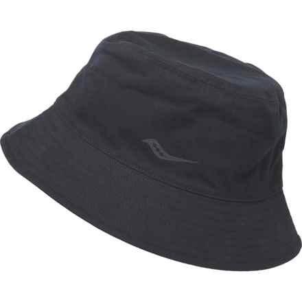 Saucony Bucket Hat - Organic Cotton (For Men) in Black/Charcoal