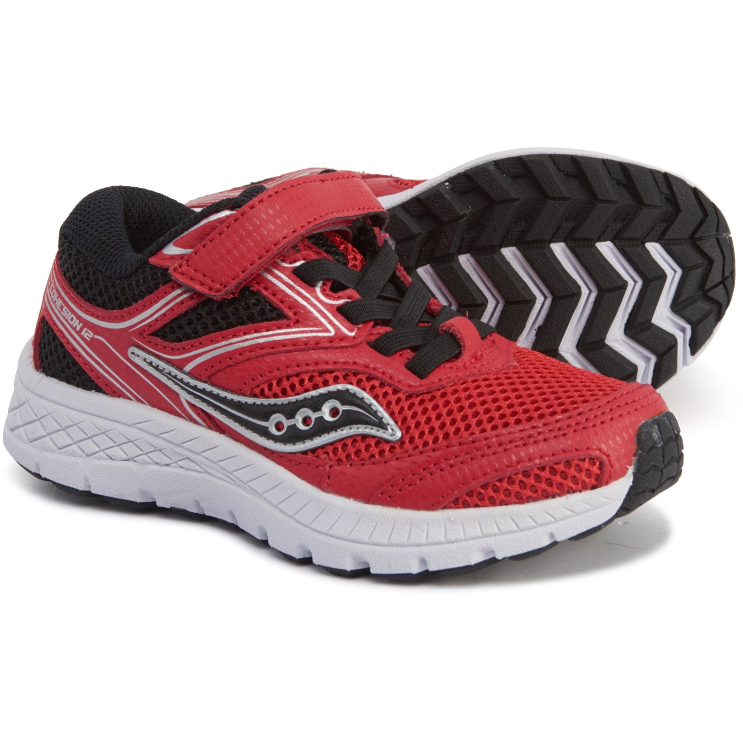 saucony cohesion womens red