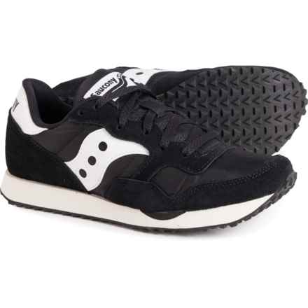 Saucony DXN Trainer Vintage Sneakers - Suede (For Women) in Black/White
