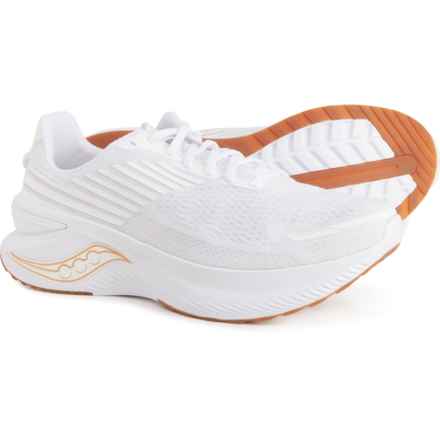 Saucony Endorphin Shift 3 Running Shoes - Wide Width (For Men) in White/Gum