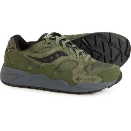 Saucony Fashion Gore-Tex® Trail Running Shoes - Waterproof (For Men and Women) in Forest/Black