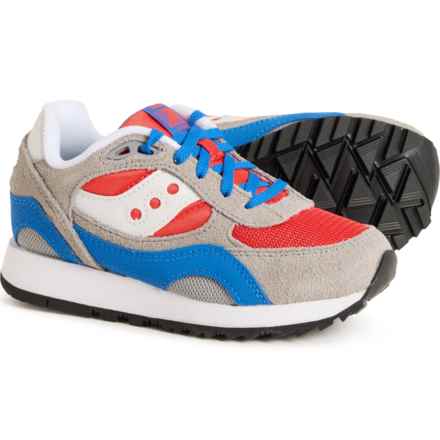 Saucony Fashion LTT Sneakers - Leather in Grey/Blue/Red