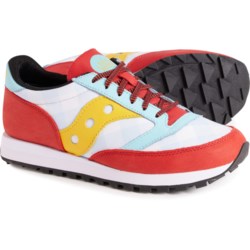 Saucony Fashion Running Shoes - Leather (For Men) in Blue/Ylw/Red