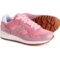 Saucony Fashion Running Shoes - Leather (For Women) in Light Pink/White