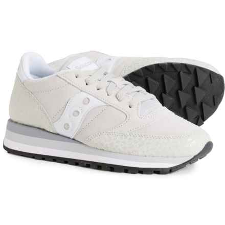 Saucony Fashion Running Shoes - Leather (For Women) in White/Leopard