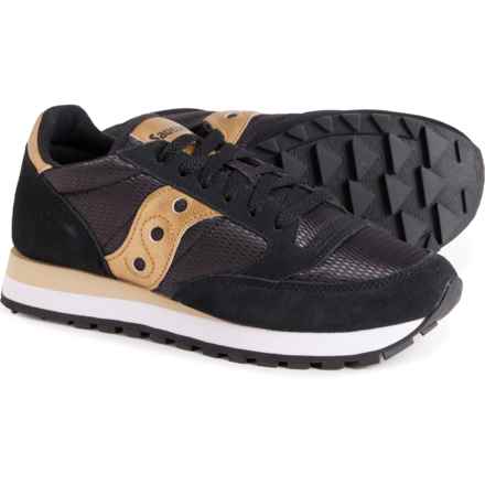 Saucony Fashion Running Shoes - Suede (For Women) in Black/Gold