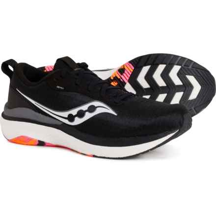 Saucony Freedom Crossport Running Shoes (For Men) in Black/Vizi