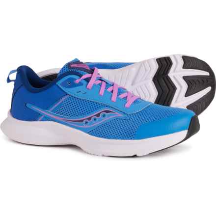 Saucony Girls Axon 3 Running Shoes in Bluelight/Grape