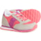 Saucony Girls Fashion Original Sneakers - Leather in Grey/Purple/Coral