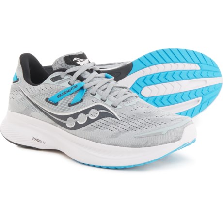 Saucony Guide 16 Running Shoes (For Men) in Concrete/Viziblue