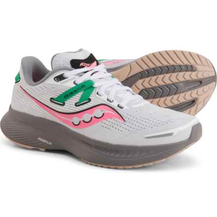 Saucony Guide 16 Running Shoes (For Women) in White/Gravel