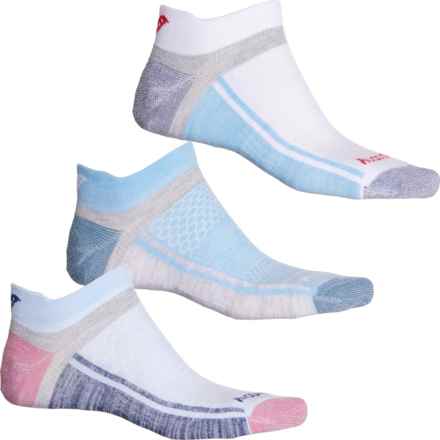 Saucony Inferno Ultralight No-Show Socks - 3-Pack, Below the Ankle (For Men) in 465 Blue