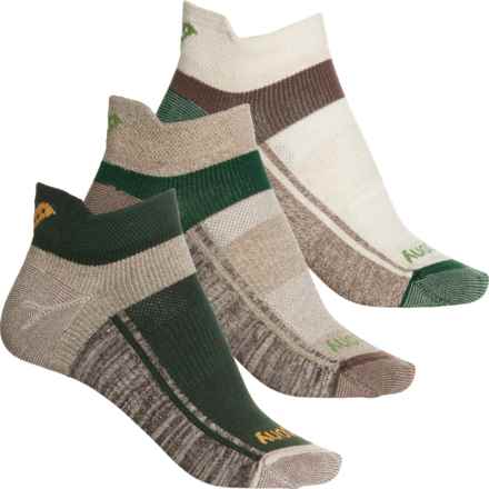 Saucony Inferno Ultralight No-Show Socks - 3-Pack, Below the Ankle (For Women) in 350 Olive/Brow