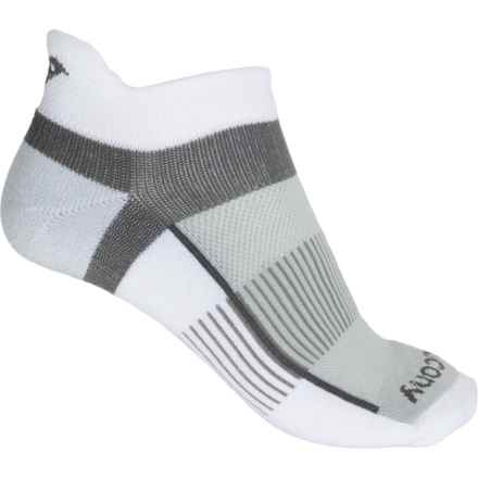 Saucony Inferno Ultralight No-Show Tab Socks - 3-Pack, Below the Ankle (For Women) in White