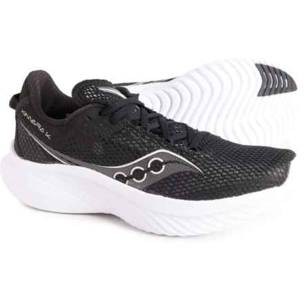 Saucony Kinvara 14 Running Shoes (For Men) in Black/White