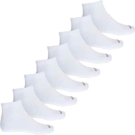 Saucony Legacy Socks - 8-Pack, Quarter Crew (For Men) in White