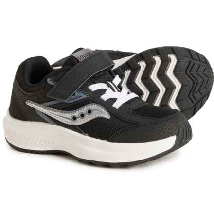 Saucony Little Boys and Girls Cohesion KDZ A/C Sneakers in Black/White