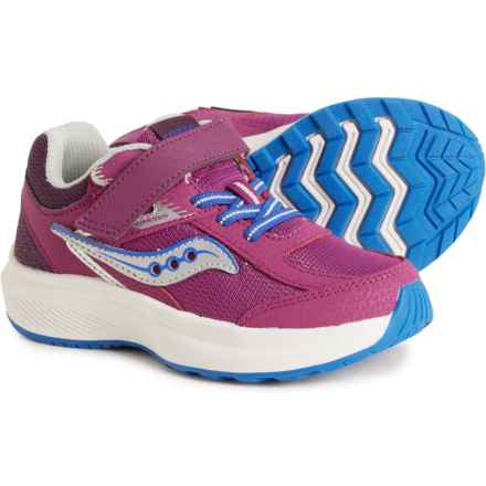 Saucony Little Boys and Girls Cohesion KDZ A/C Sneakers in Plum