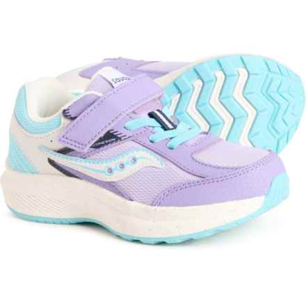 Saucony Little Boys and Girls Cohesion KDZ A/C Sneakers in Purple/Blue