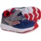 Saucony Little Boys Cohesion 14 A/C Jr. Running Shoes in Navy/Red