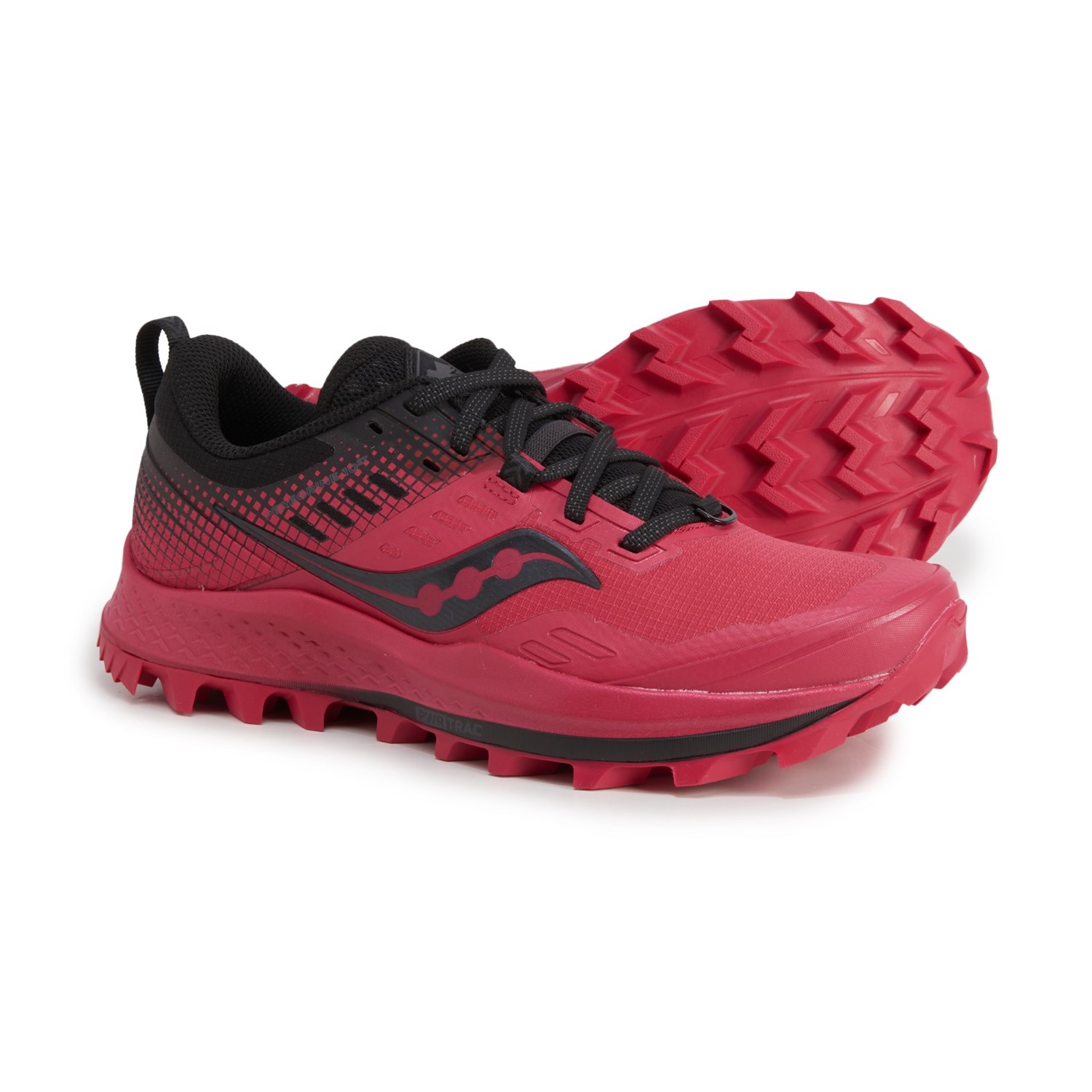 saucony trail running shoes zipper