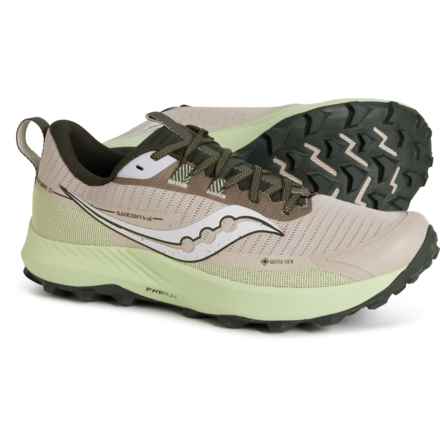 Saucony Peregrine 13 Gore-Tex® Trail Running Shoes - Waterproof (For Men) in Dust/Umbra