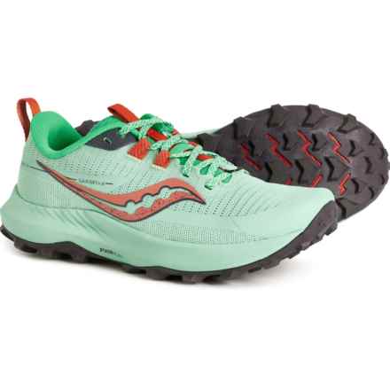 Saucony Peregrine 13 Trail Running Shoes (For Women) in Sprig/Canopy