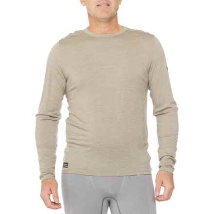 Saucony Peregrine T-Shirt - Merino Wool, Long Sleeve in Coffee Heather